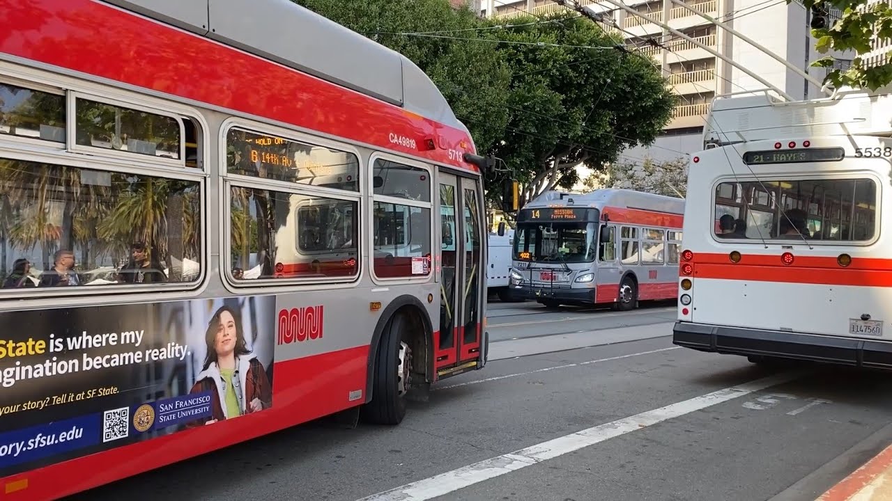 Muni Heritage Weekend 2023 Part IV: Bus Action on Steuart Street