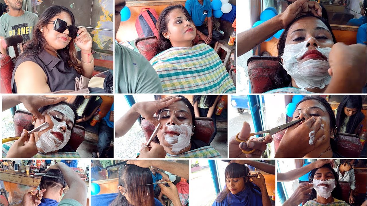 2 girls were sent to a road side barbershop 🔥 TEASER 🔥