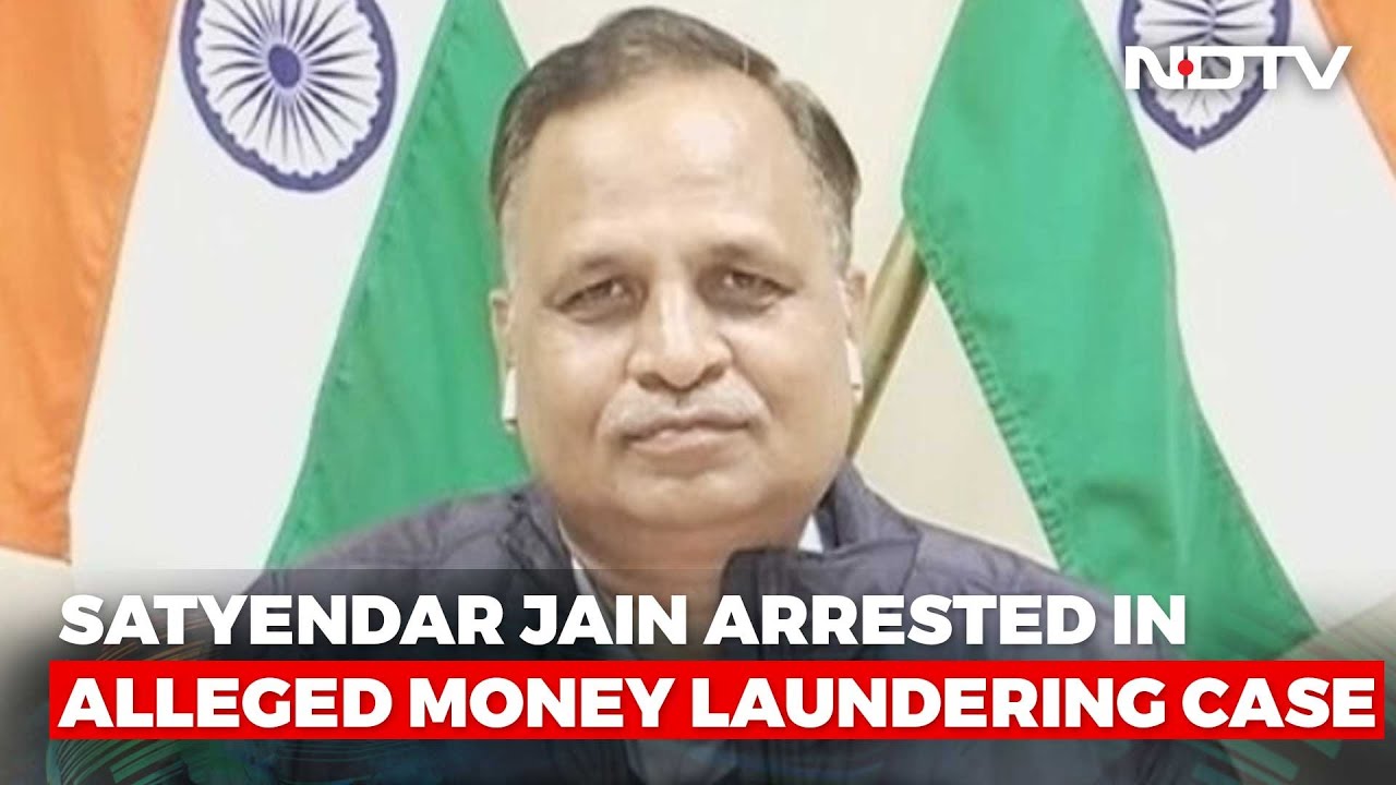 Delhi Minister Satyendar Jain Arrested In Alleged Money Laundering Case