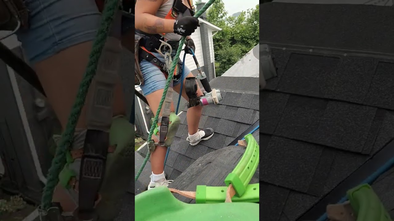 dancing on a 13 pitch - RooferGirl