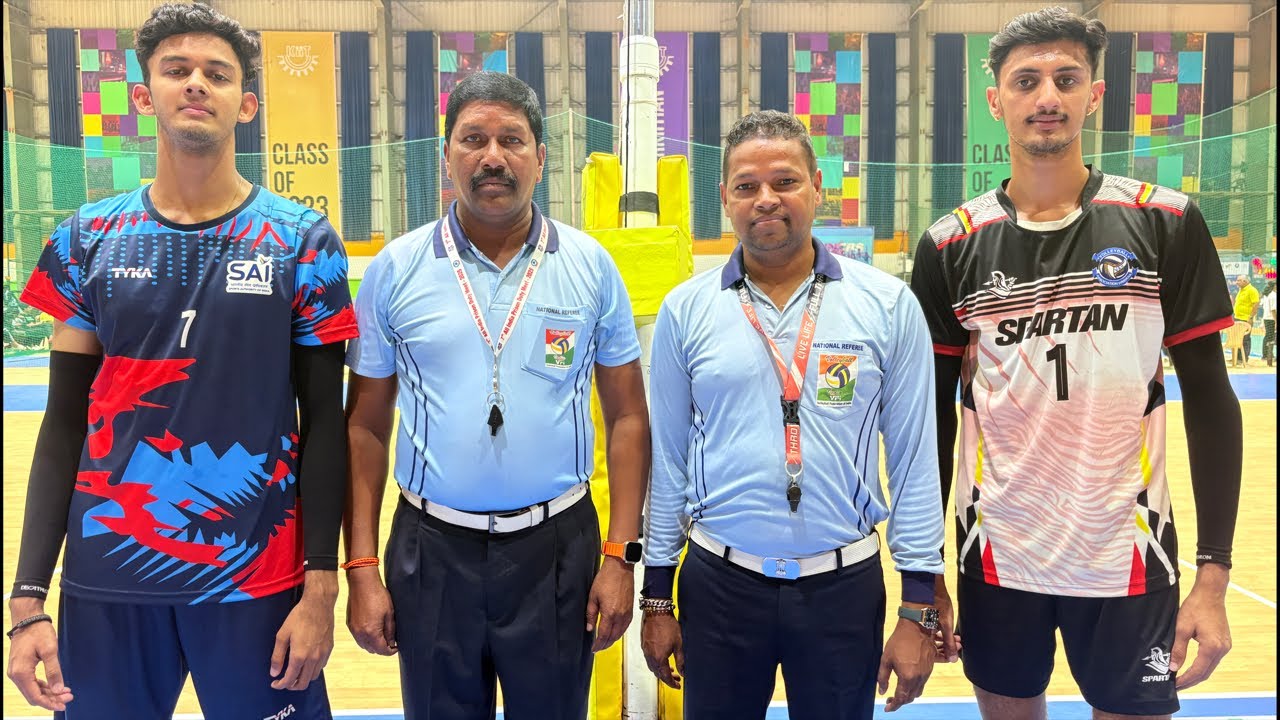 all india 🇮🇳 volleyball warriors is live Saiya authority of India vs Haryana boys match #volleyba