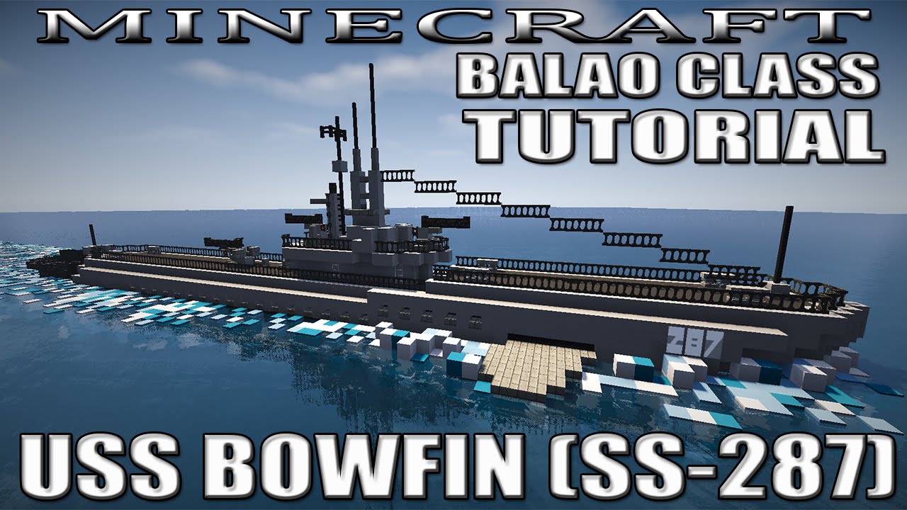 MINECRAFT / HYTALE: Обучение управлению подводной лодкой USS Bowfin (SS-287) класса Balao