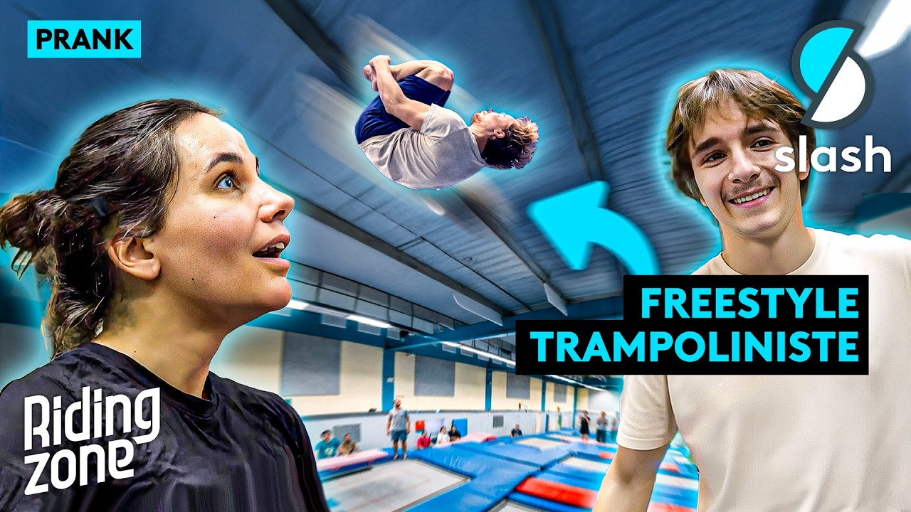 PRANK : on piège un cours de trampoline
