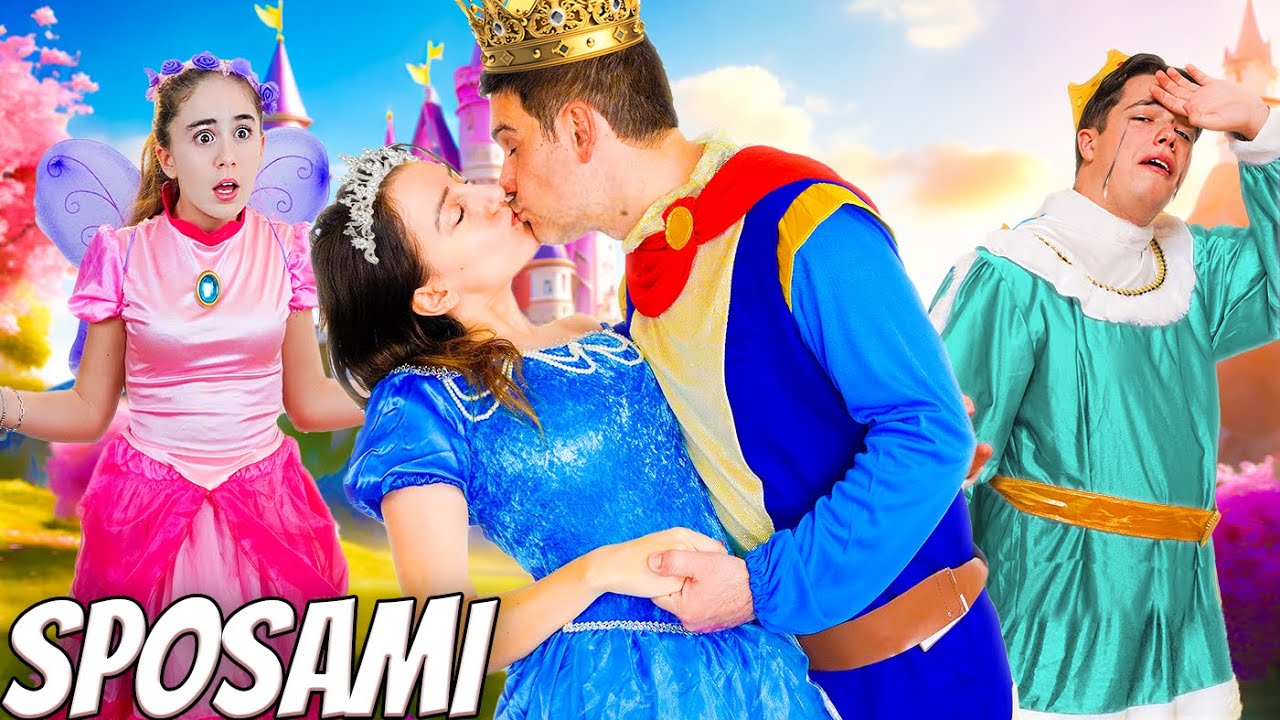 SOPRAVVIVIAMO NEI CARTONI ANIMATI NELLA VITA REALE PER 24 ORE PRINCIPE E PRINCIPESSA SI INNAMORANO