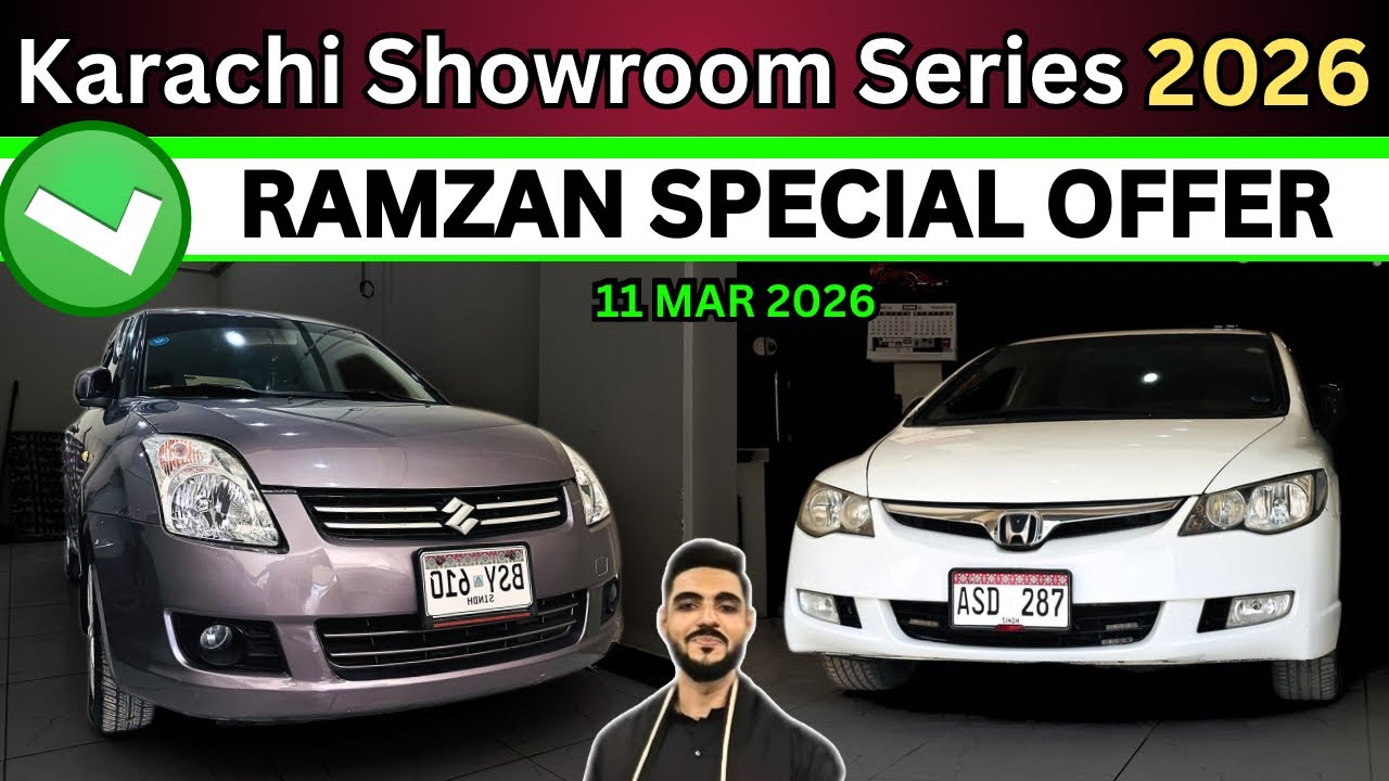 KARACHI SHOWROOM SERIES | RAMZAN SPECIAL OFFER 😍11 March 2026 #cars #automobile 