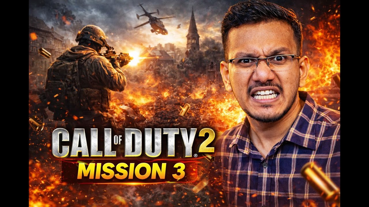 CALL OF DUTY 2 Mission 3 HARD Gameplay Bangla | WWII Action | Horrorops Bangla