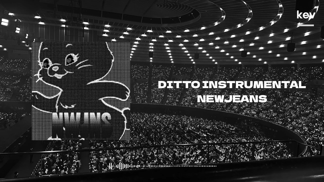 NewJeans 'Ditto Instrumental' but you are in an empty arena 🎶