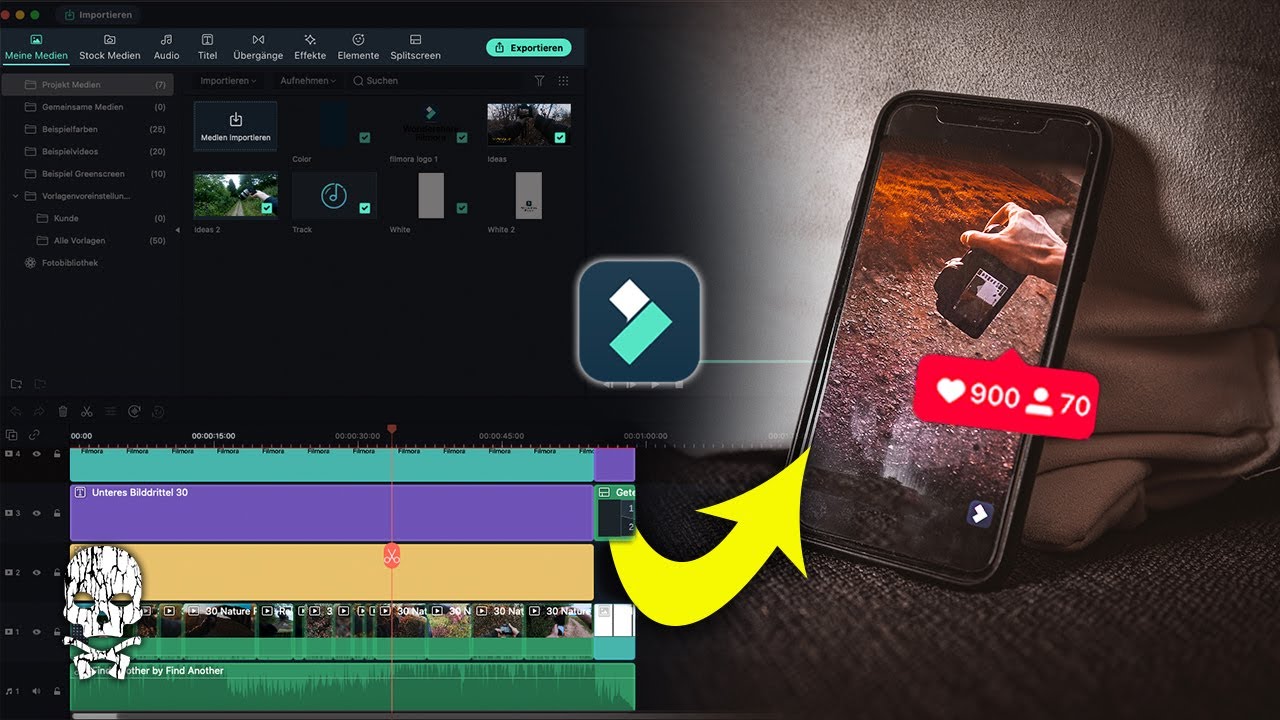Как редактировать высококачественные INSTAGRAM-ролики с помощью Wondershare Filmora