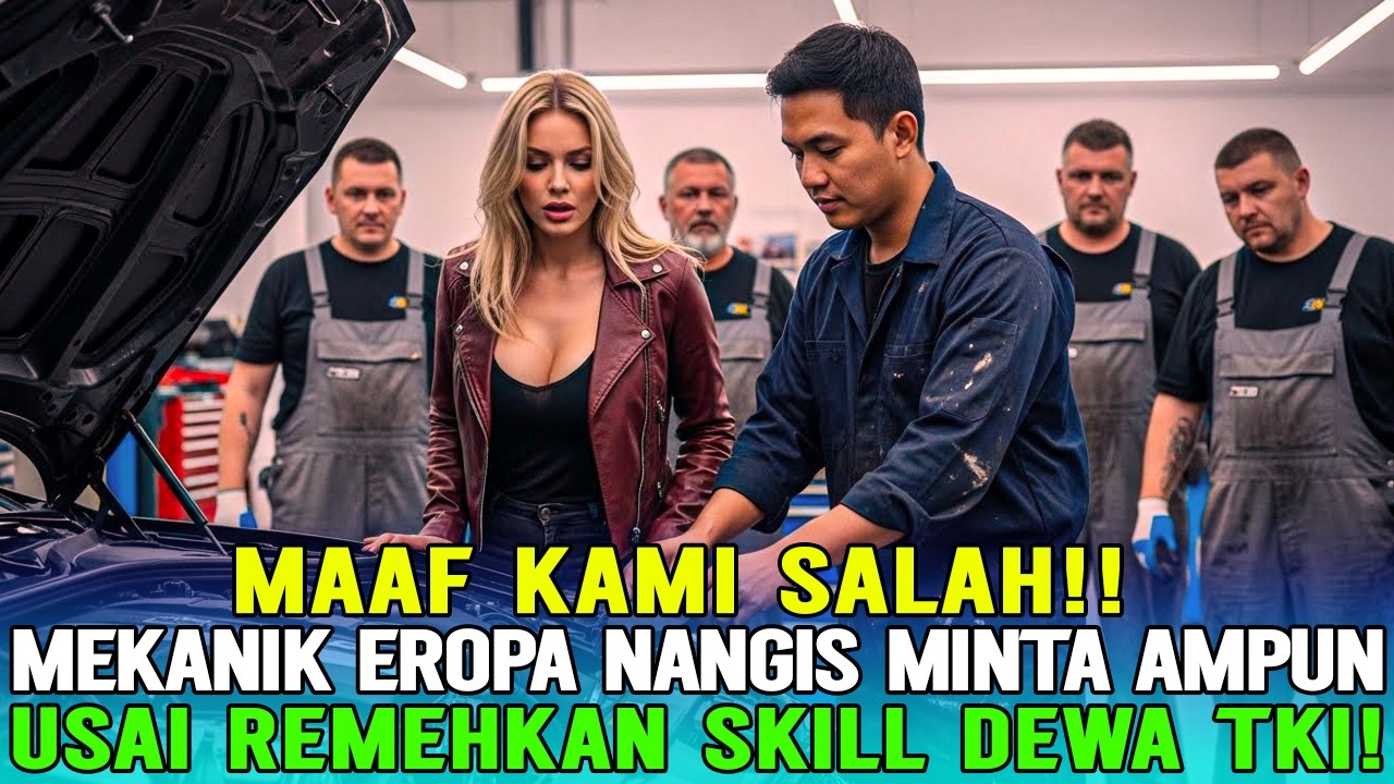 DETIK-DETIK MEKANIK ELIT BELGIA MINTA MAAF USAI REMEHKAN SKILL TKI YANG TERNYATA MAESTRO❗