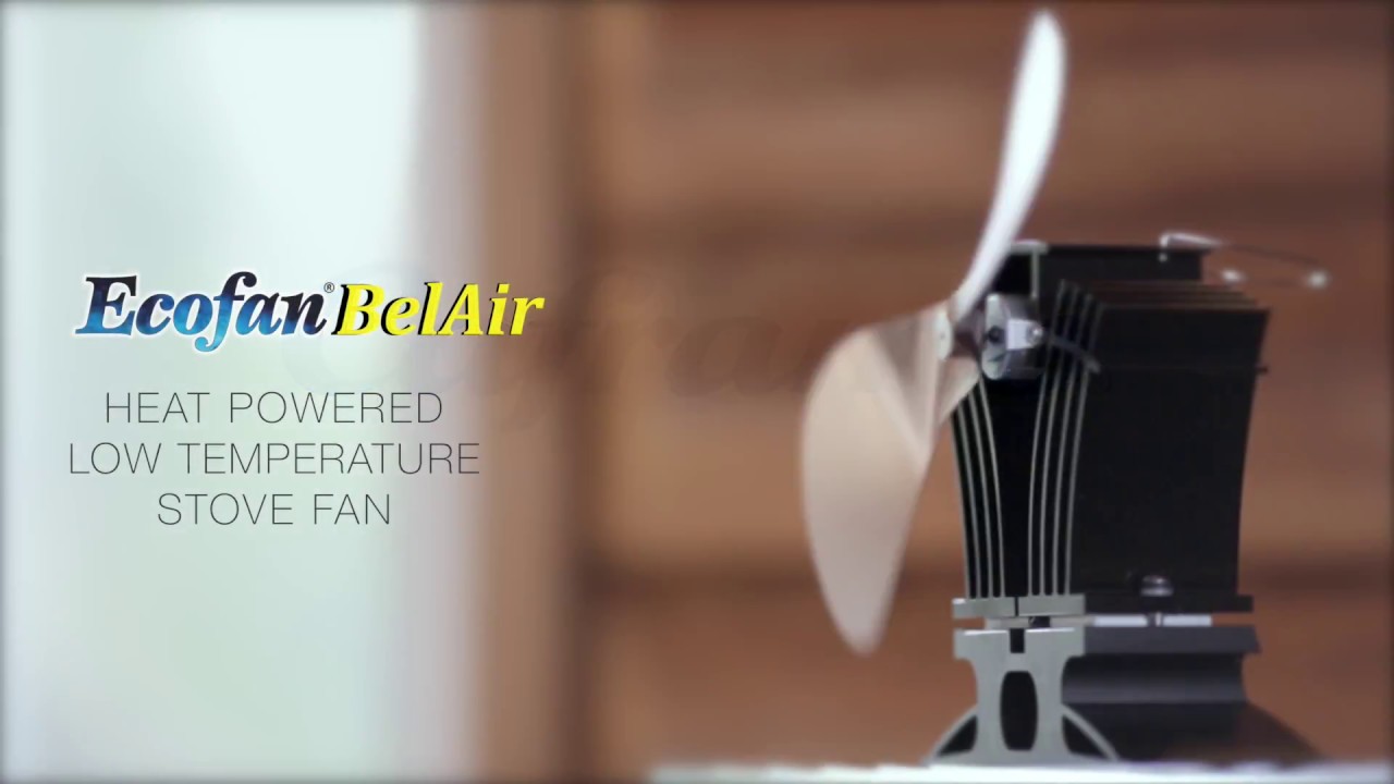 Ecofan BelAir- Gas, Pellet, Soapstone Stove Fan