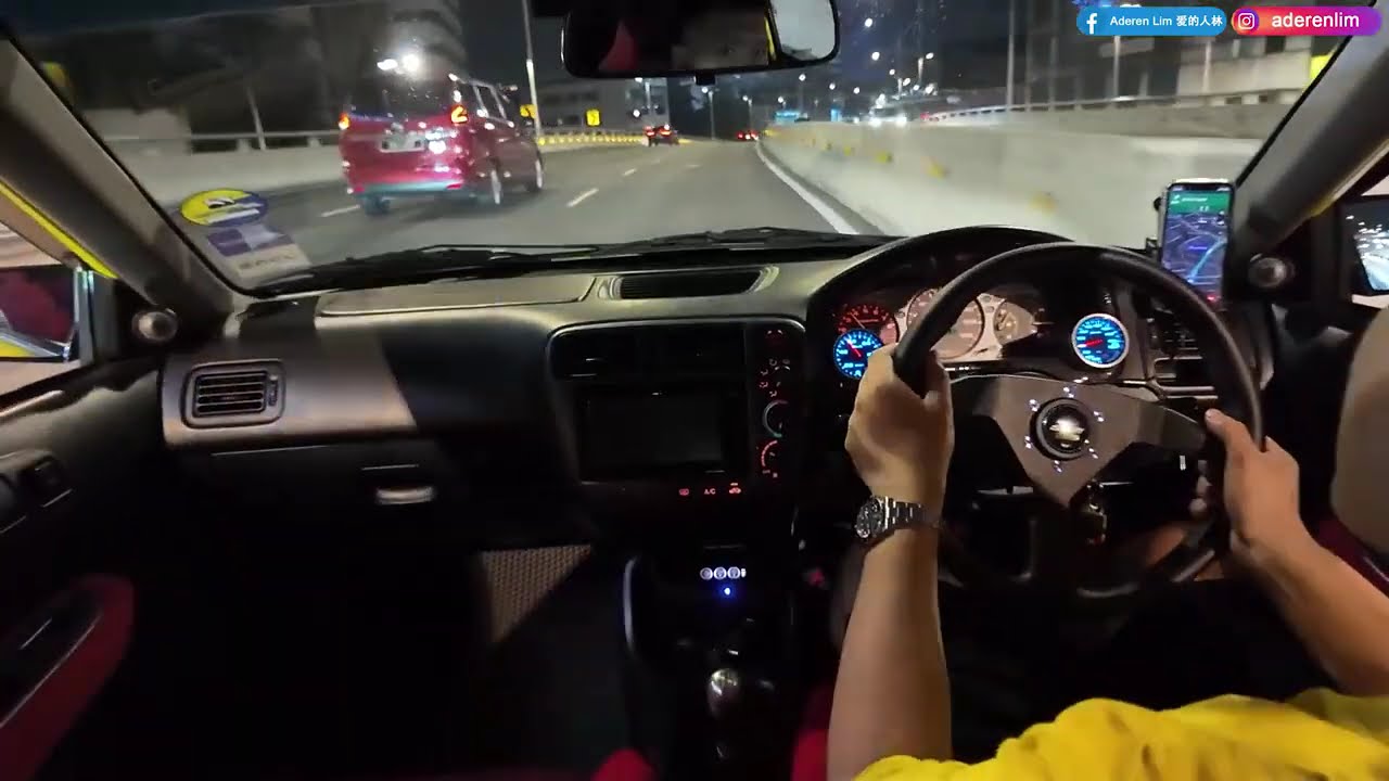 EK9 Honda Civic Type R night POV drive | Malaysia #POV [Test Drive]