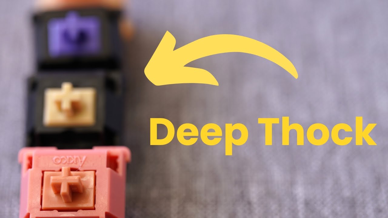 The Deepest Sound Mechanical Keyboard Switches | Sound Test & Comparison