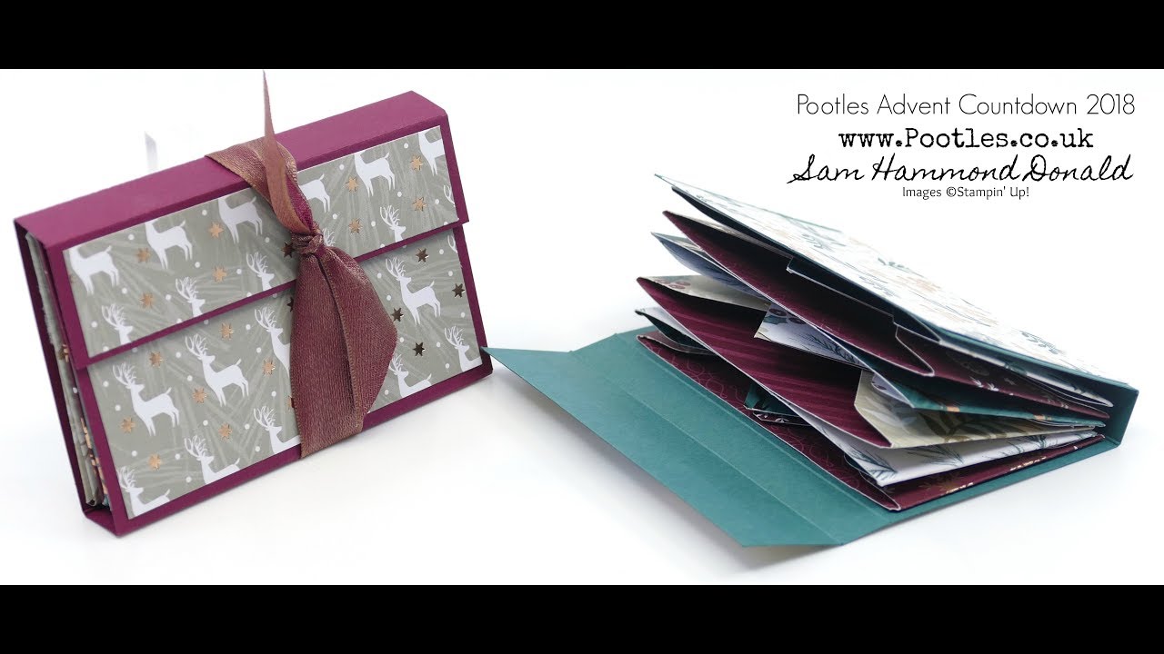 Pootles Advent Countdown 2018 #15 Mini Envelope Punch Board Wallet