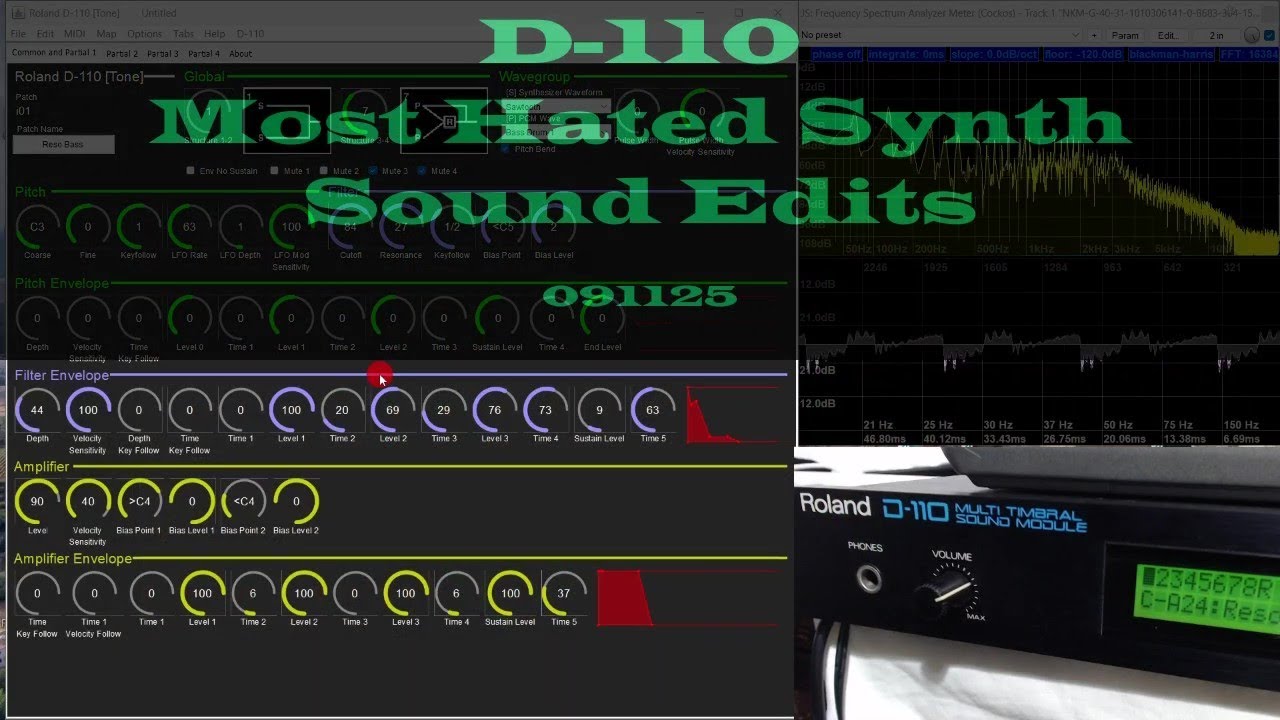 D-110 Most Hated Synth ? | Sound Edits | Full | 101125 |