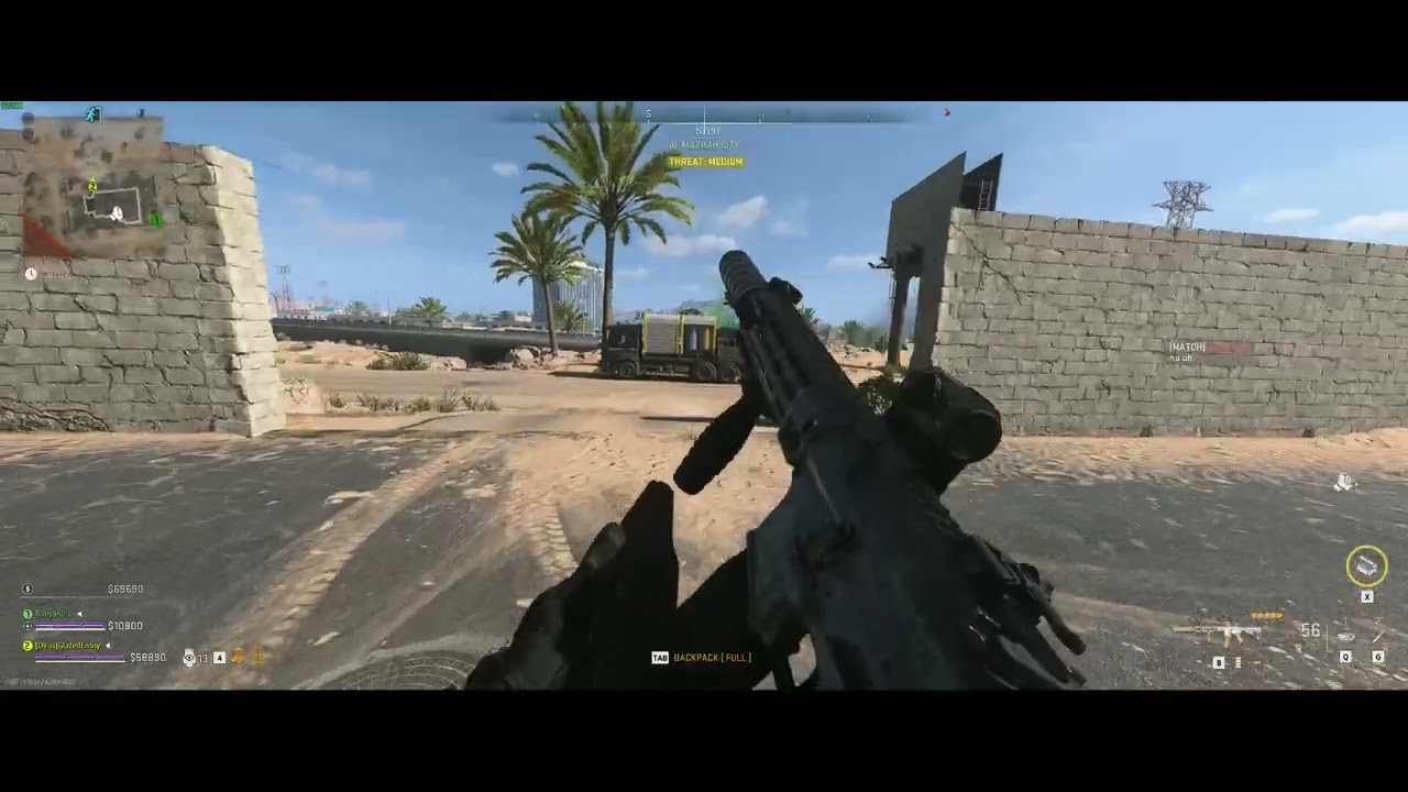 COD DMZ with an upset individual