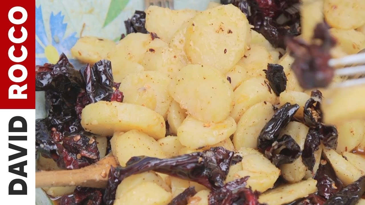 How To Make: Potatoes and Fried Peppers - Potate Conzate - David Rocco's Dolce Napoli