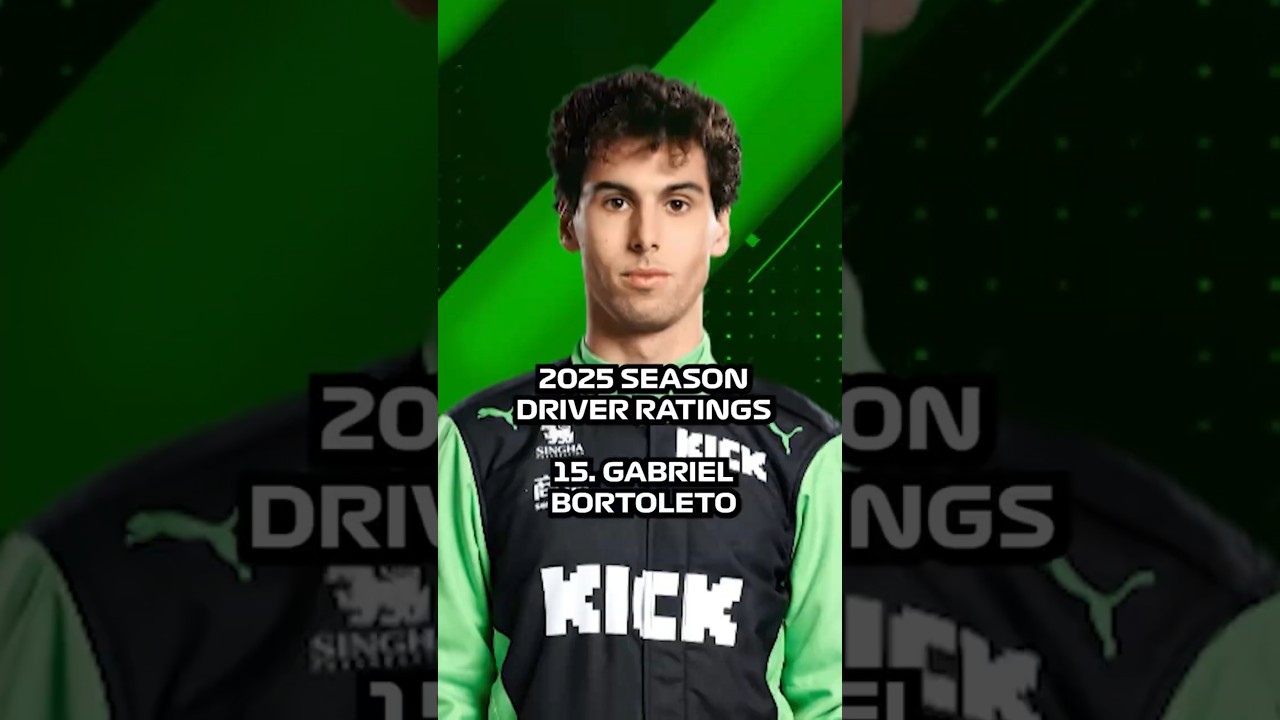 Рейтинги пилотов Формулы-1 2025 года! 15 Габриэль Бортолето! 