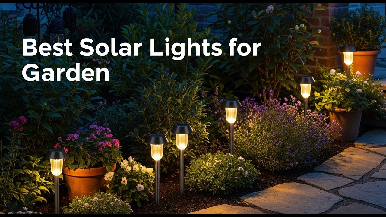 TOP 5 Best Solar Lights For Garden 2026 | Waterproof solar lights