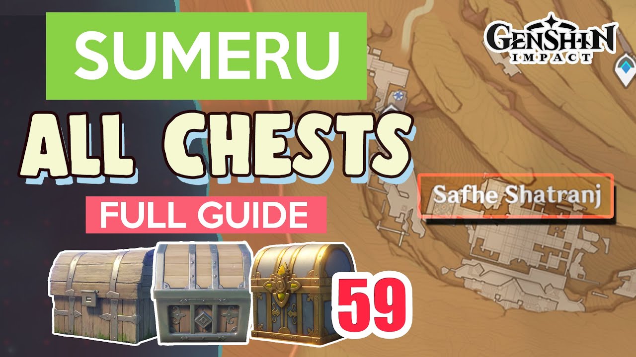 ALL CHESTS IN HADRAMAVETH DESERT | Safhe Shatranj | COMPLETE GUIDE #7【Genshin Impact】