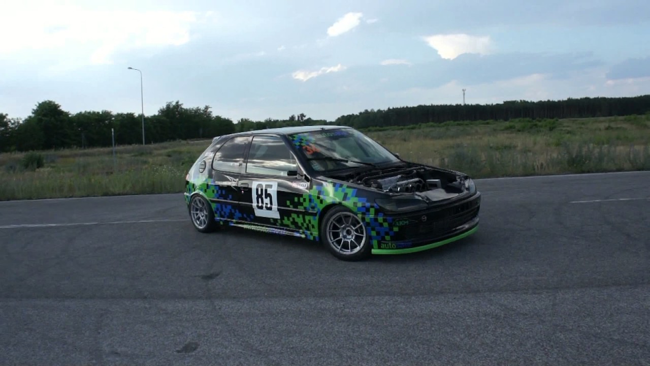 Peugeot 306 GTI6 Start test 2 gear ratio