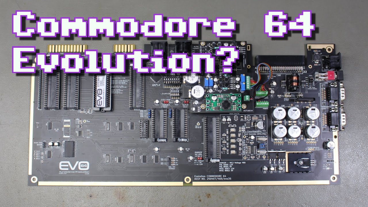 The new EVO64 C64 Replica Board