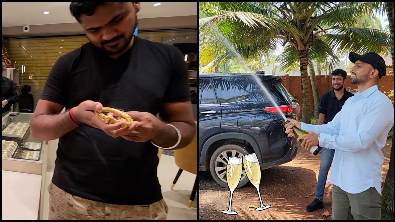#AD ನಮ್ಮ ಫೇಮಸ್ MOTOVLOGGER ನ ಹೊಸ GOLD SHOP😊🔥!SURPRISE PARTY🥂🎉!