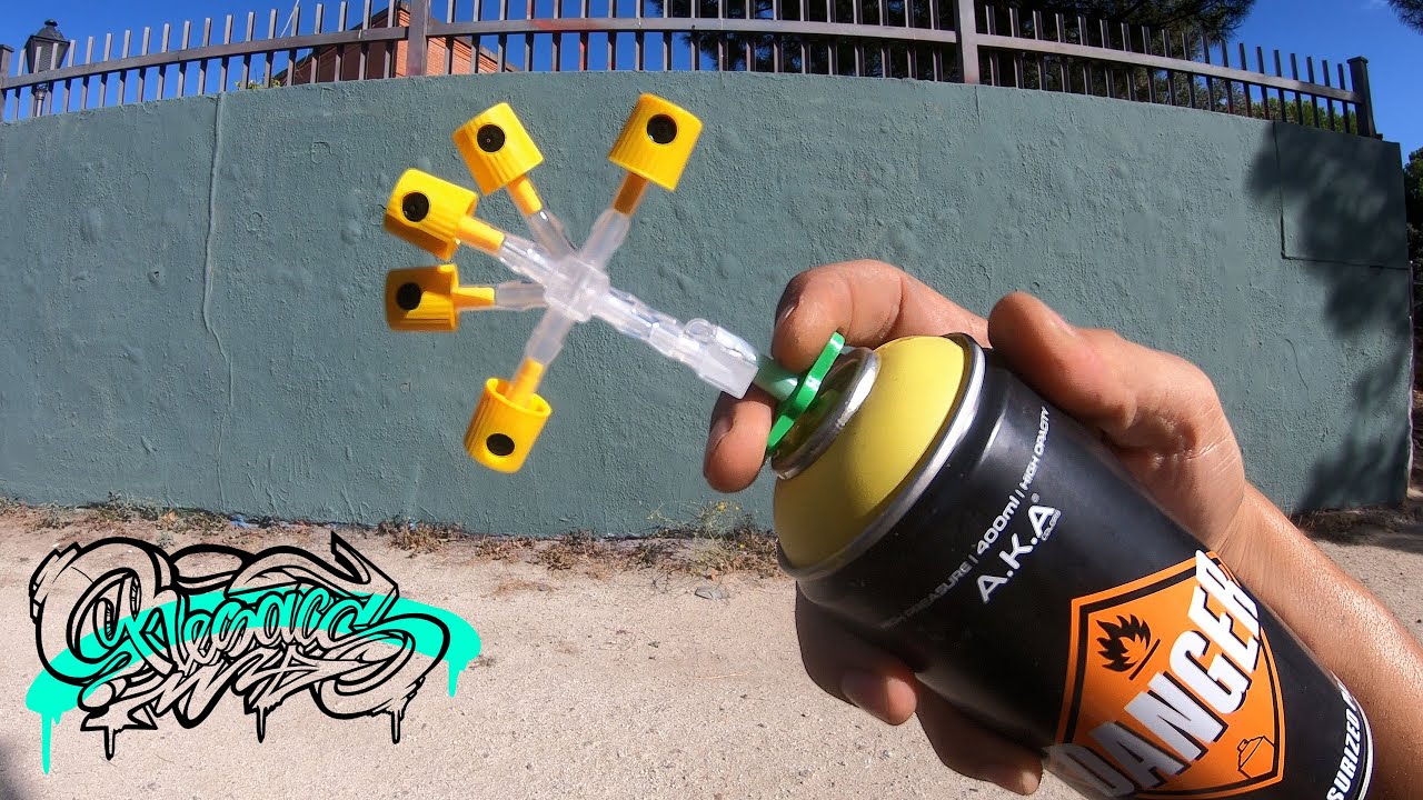 🔥 Experimenting with the SW 5 Caps Spray Paint Adapter 🔥 [ Graffiti Tool Testing ] - RESAKS