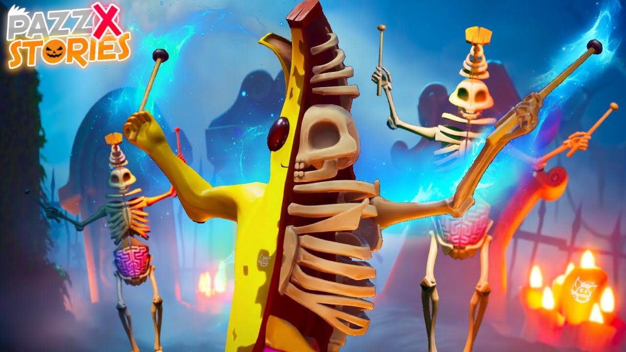 LE VERE ORIGINI DI BANANITA SBUCCIATA 🎬 FILM 🎬 Fortnite Stories Pazzox