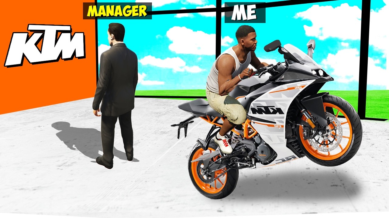 Stealing EVERY KTM Super Bike From THE SHOWROOM in GTA 5!