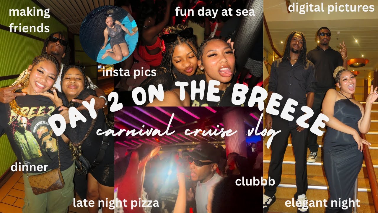 DAY 2 OF MY CARNIVAL BREEZE CRUISE EXPERIENCE! (Fun Day at Sea!)