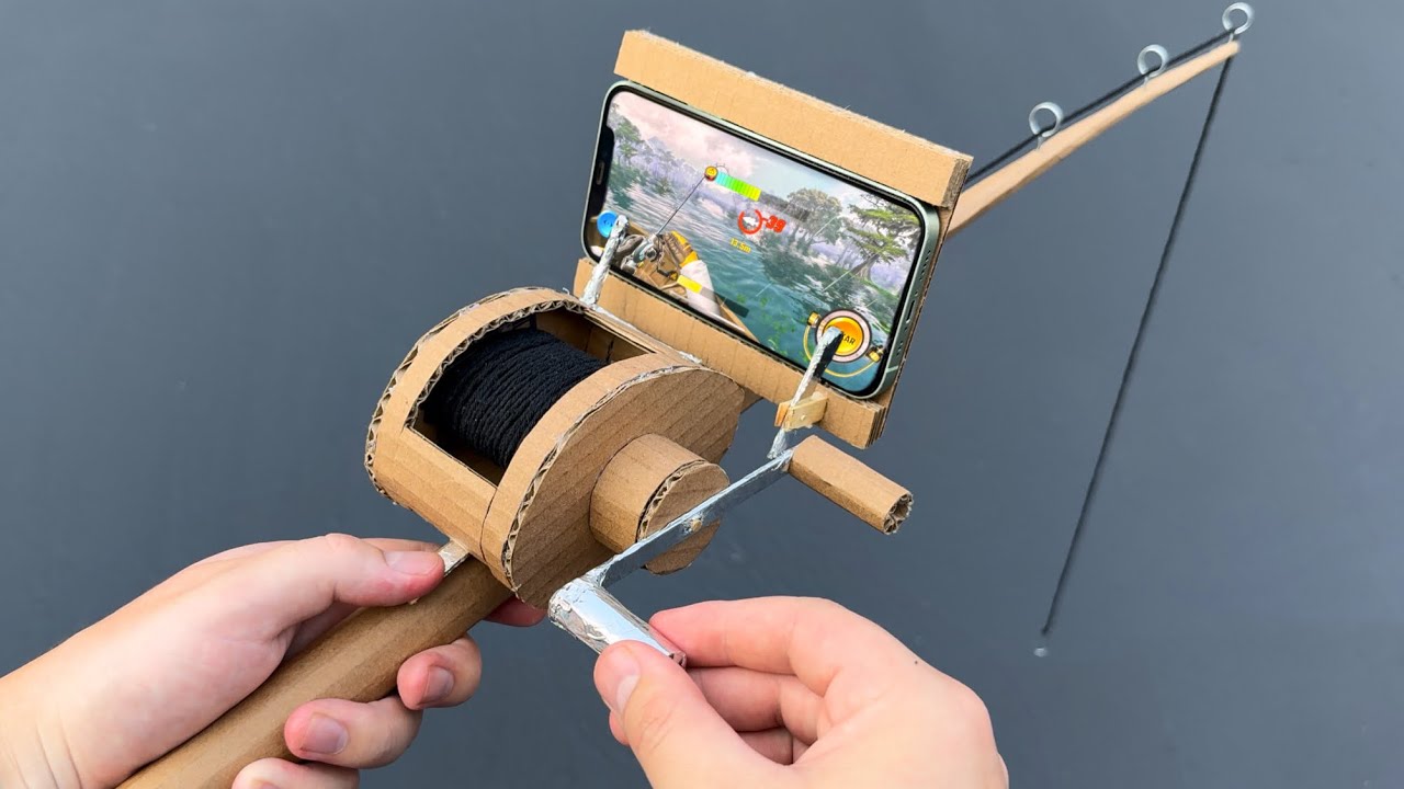 COMO FAZER UMA VARA PARA JOGOS DE PESCA NO CELULAR