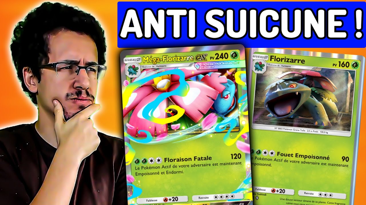 CE DECK CONTRE SUICUNE EX AMPHINOBI MAIS...