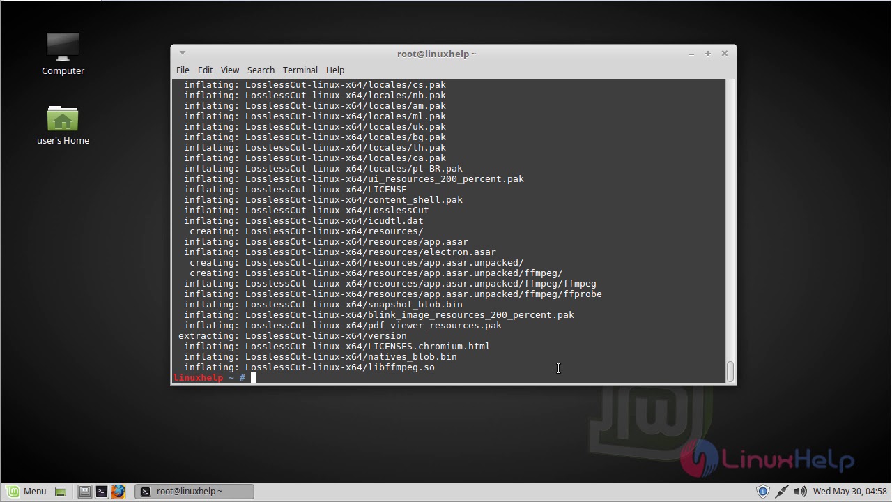 How To Install Lossless Cut V1.11.0 On linuxmint 18.03