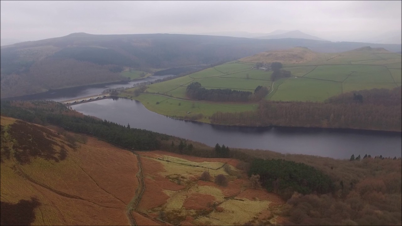 Ladybower Reservoir by Air - DJI Phantom 3 Standard