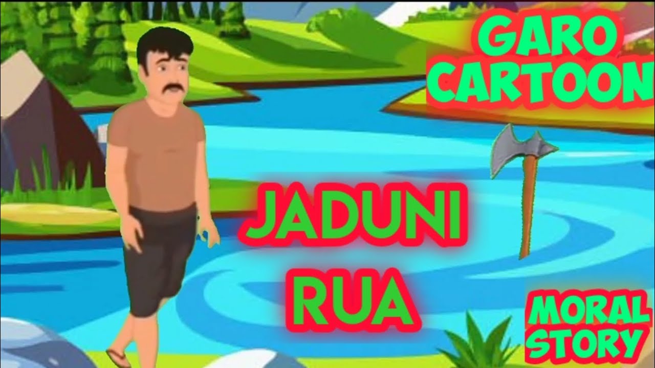 Guddu nagok jaduni ruako man.a | Garo#cartoon#video#       moral#story#