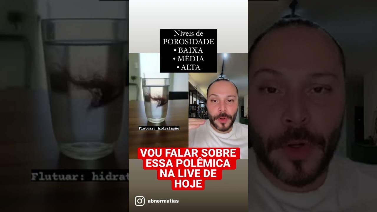 TESTE DE POROSIDADE FUNCIONA? #shorts #cabeloporoso
