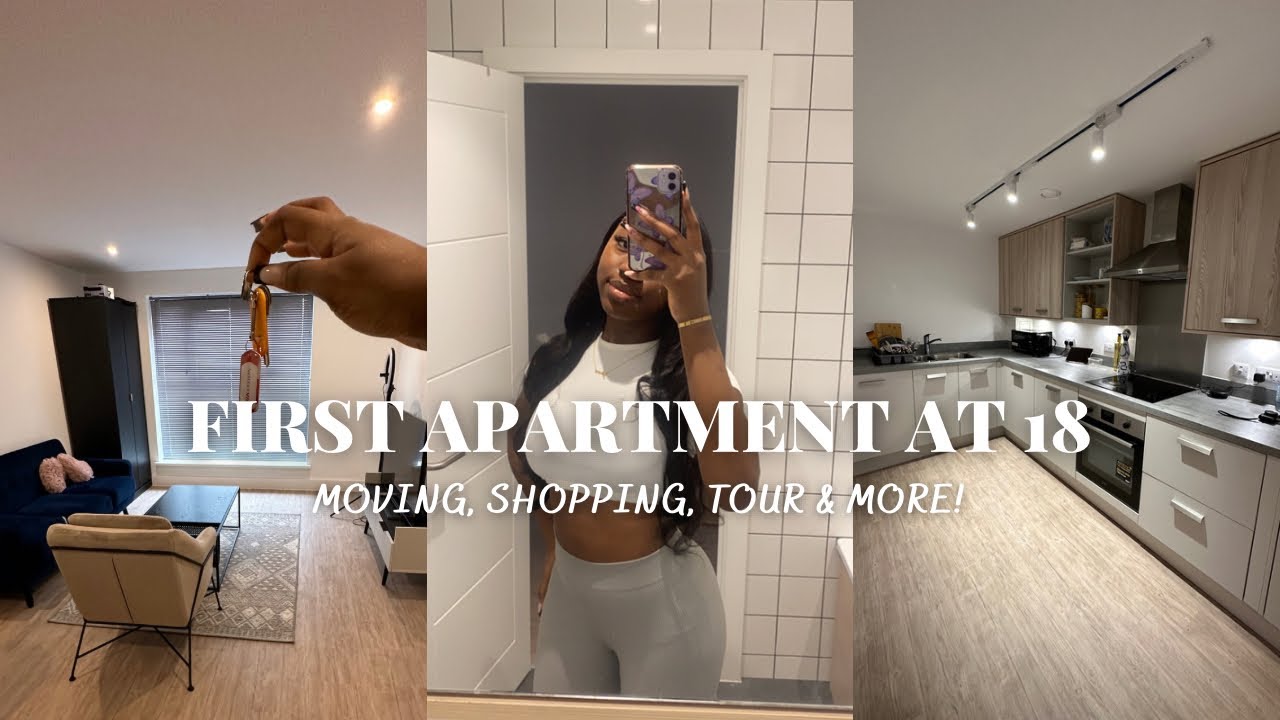 FIRST APARTMENT AT 18 | moving across country, packing & tours