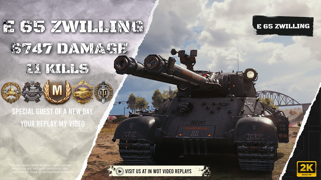 E 65 Zwilling Pool's Medal, #wotvideoreplays