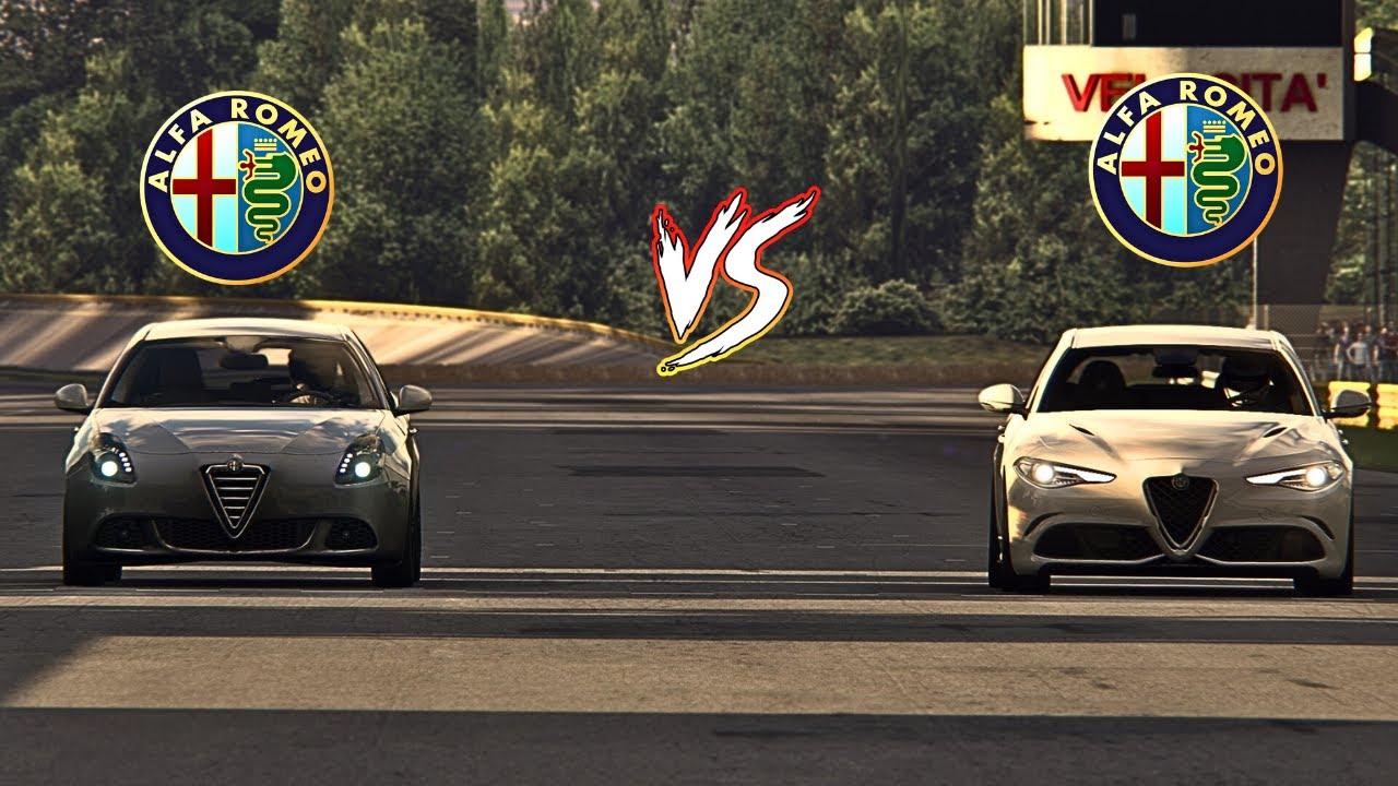 ALFA ROMEO GIULIETTA vs ALFA ROMEO #dragrace #gaming #youtube