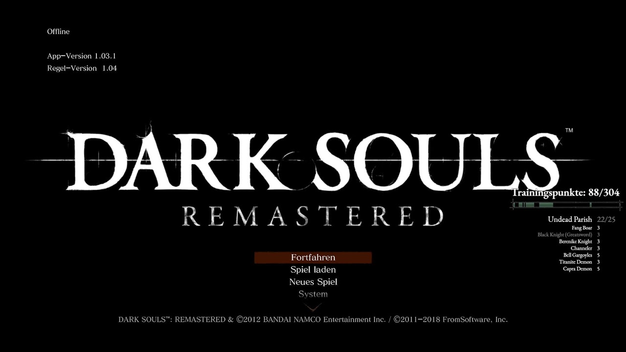 Dark Souls Remastered No Death Run Training