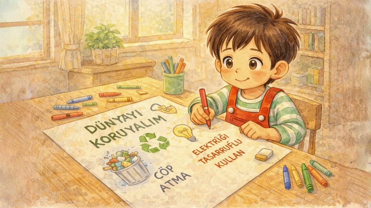 🌍 ‘Eyvah Mutfakta Fil Var!’ 🐘– Doğa Dostu Bir Hikâye