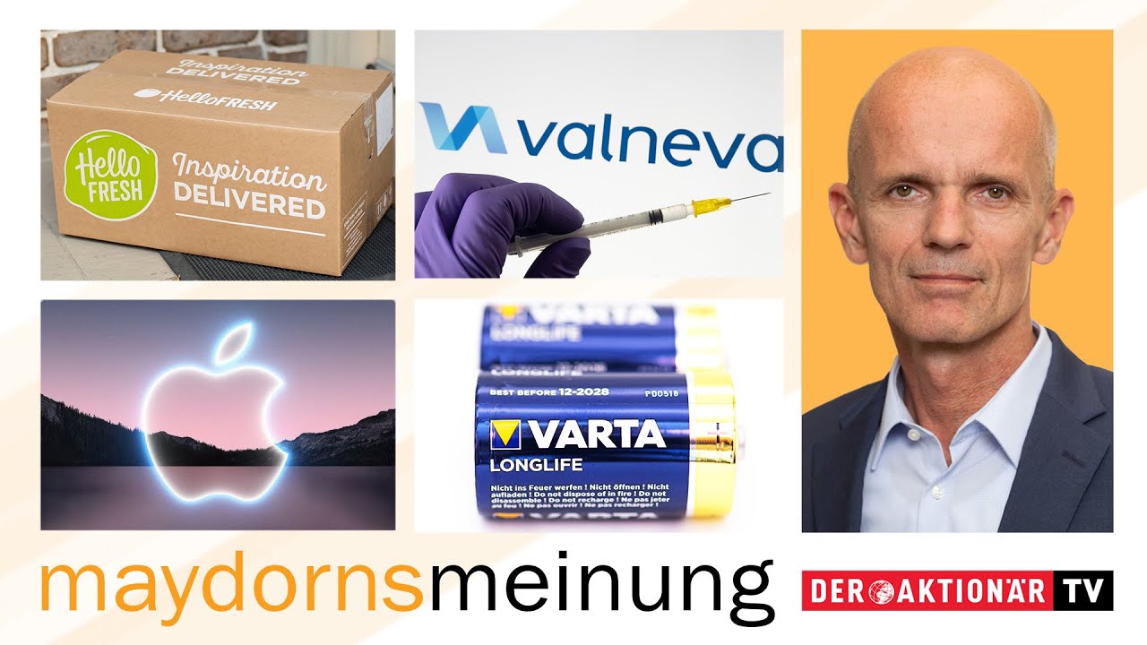 Maydorn: Nasdaq, Apple, BioNTech, Valneva, HelloFresh, PSI, SolarEdge, Varta, Tesla, Ford, BYD