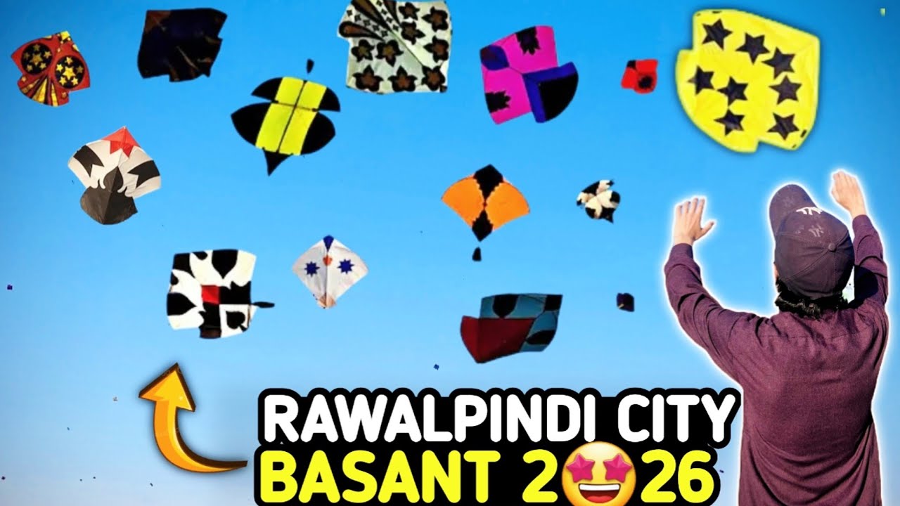 🔥Rawalpindi Basant 2026 🤩 | Sab Record Tor Diay 🥵 | Millions of Kites Flying ❤️‍🔥