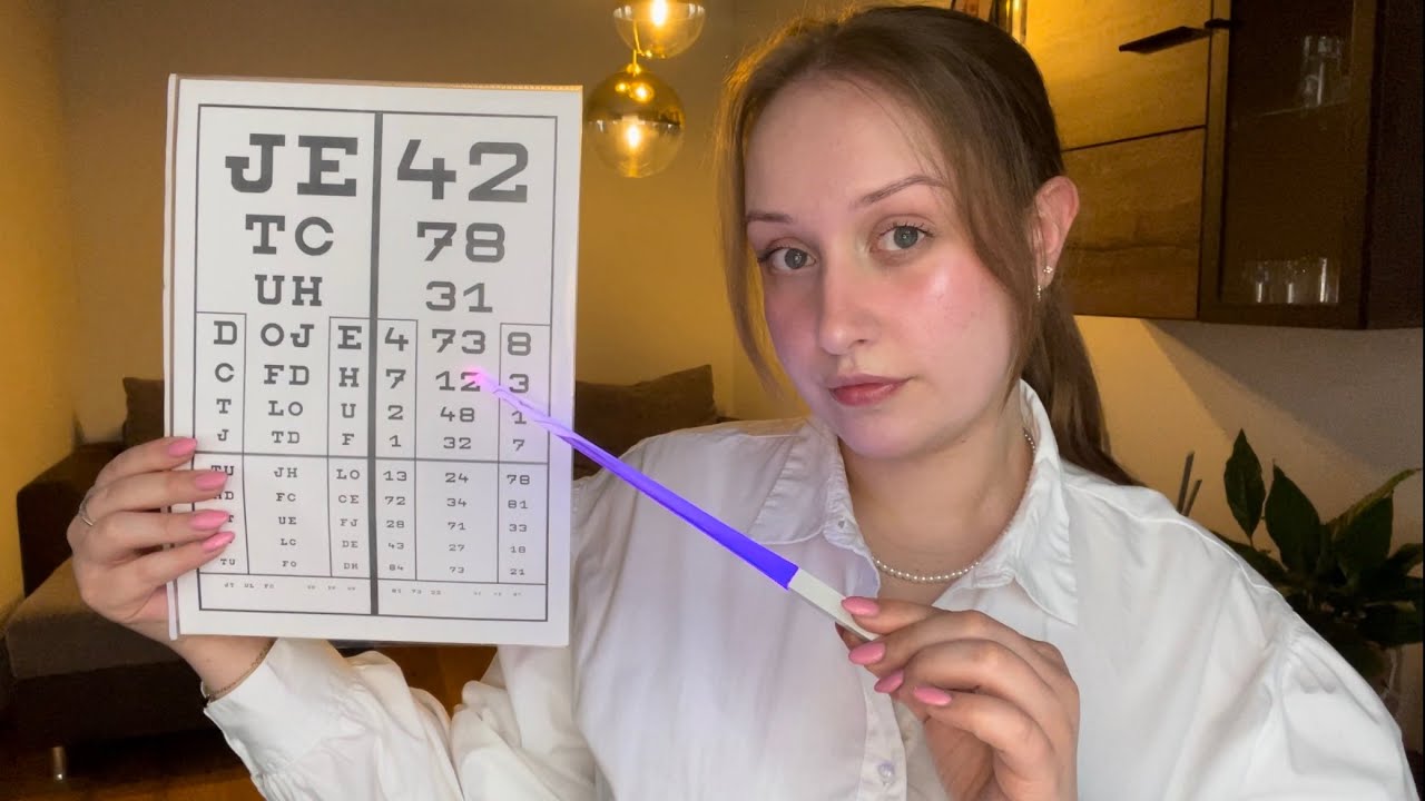 Szemvizsgálat Roleplay👀 Magyar ASMR