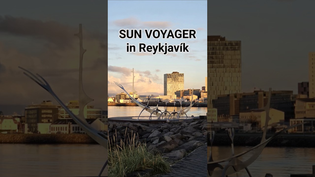 ICELAND TRAVEL Sun Voyager / S&oacute;lfar of J&oacute;n Gunnar &Aacute;rnason, Reykjav&iacute;k #art #iceland #sculpture #trip
