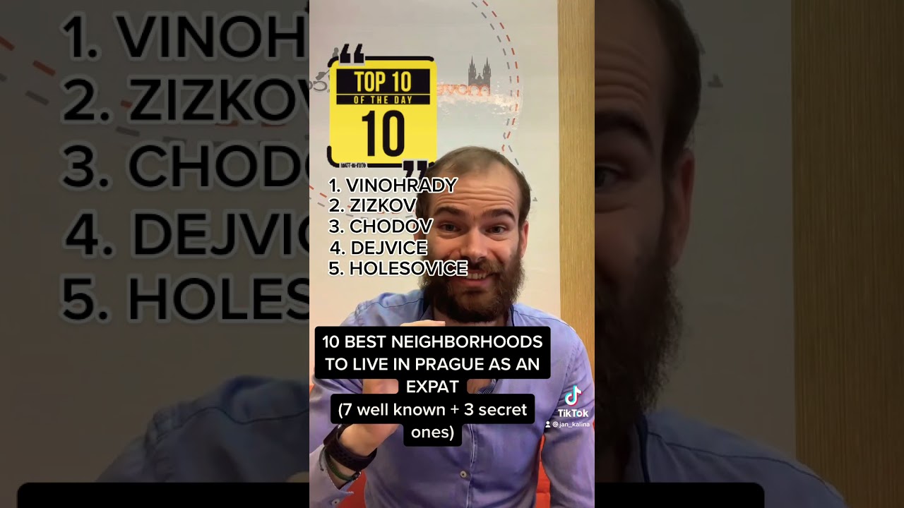 TOP 10 neighborhoods to live in Prague as an Expat! (7 known + 3 secret ones)