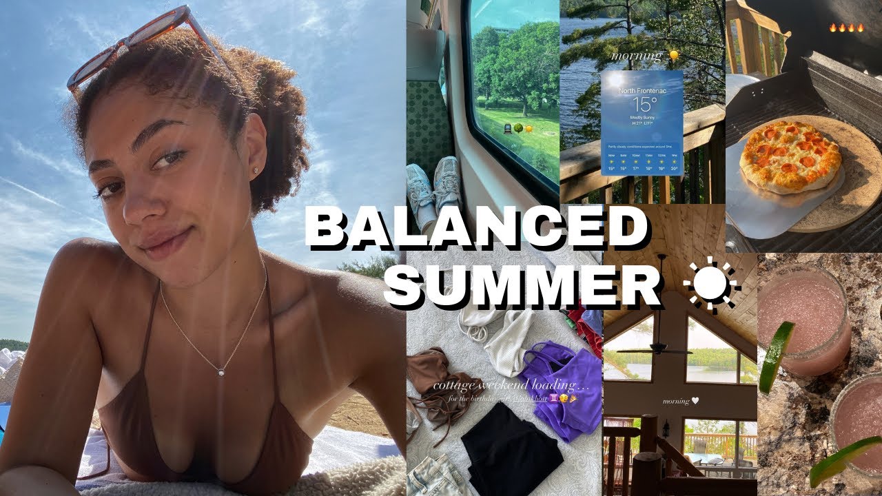 learning to have a balanced summer ☀️ staying on track, comfort zones, connecting to nature & more