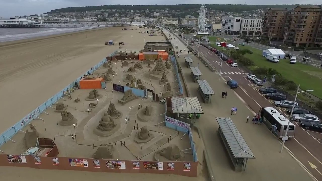 Brean And WSM Beach Holiday 2017 Drone Footage