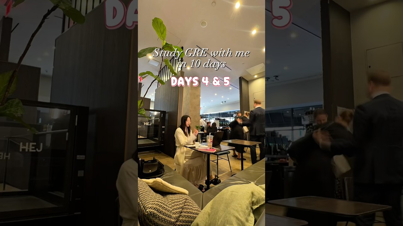 📚✨study GRE with me in 10 days | days 4 & 5 #gre #topics #study