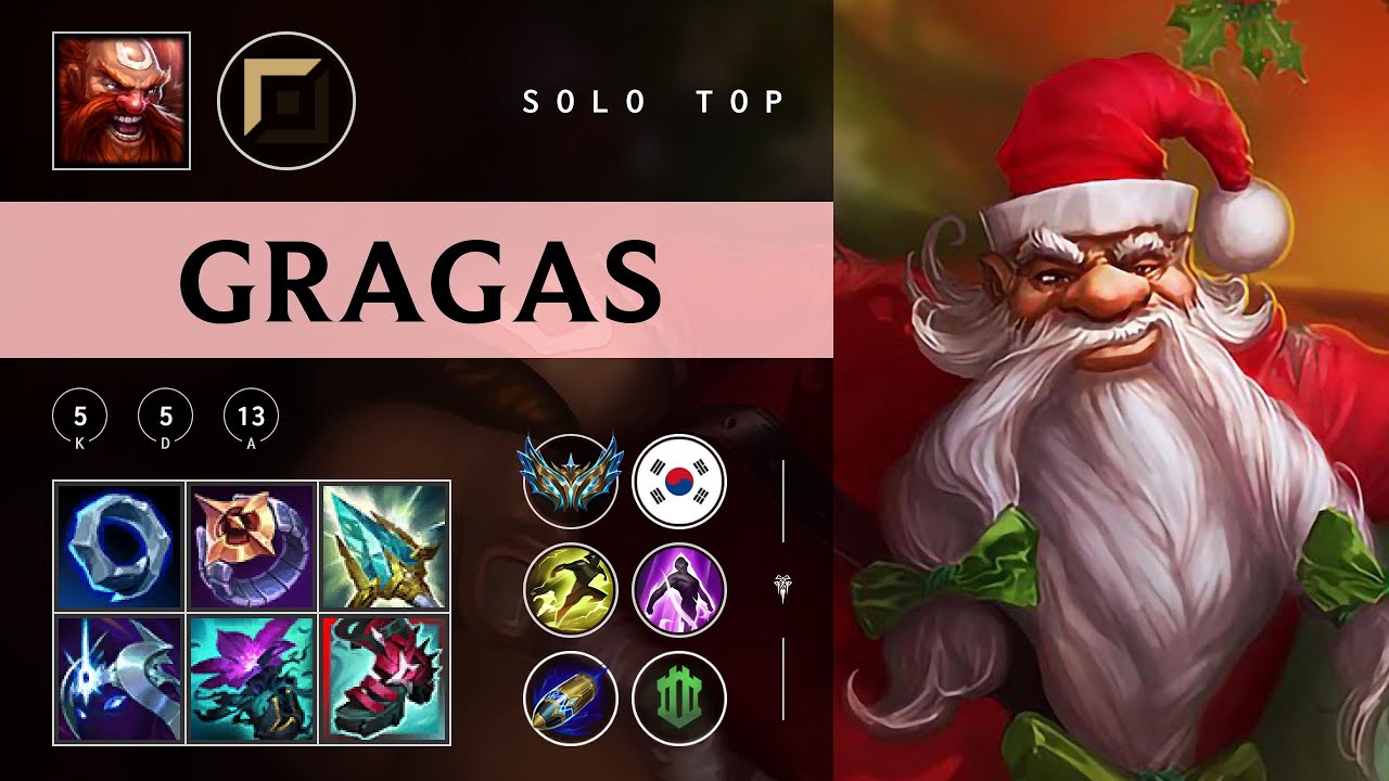 Gragas Top vs K'Sante - KR Challenger Patch 25.24